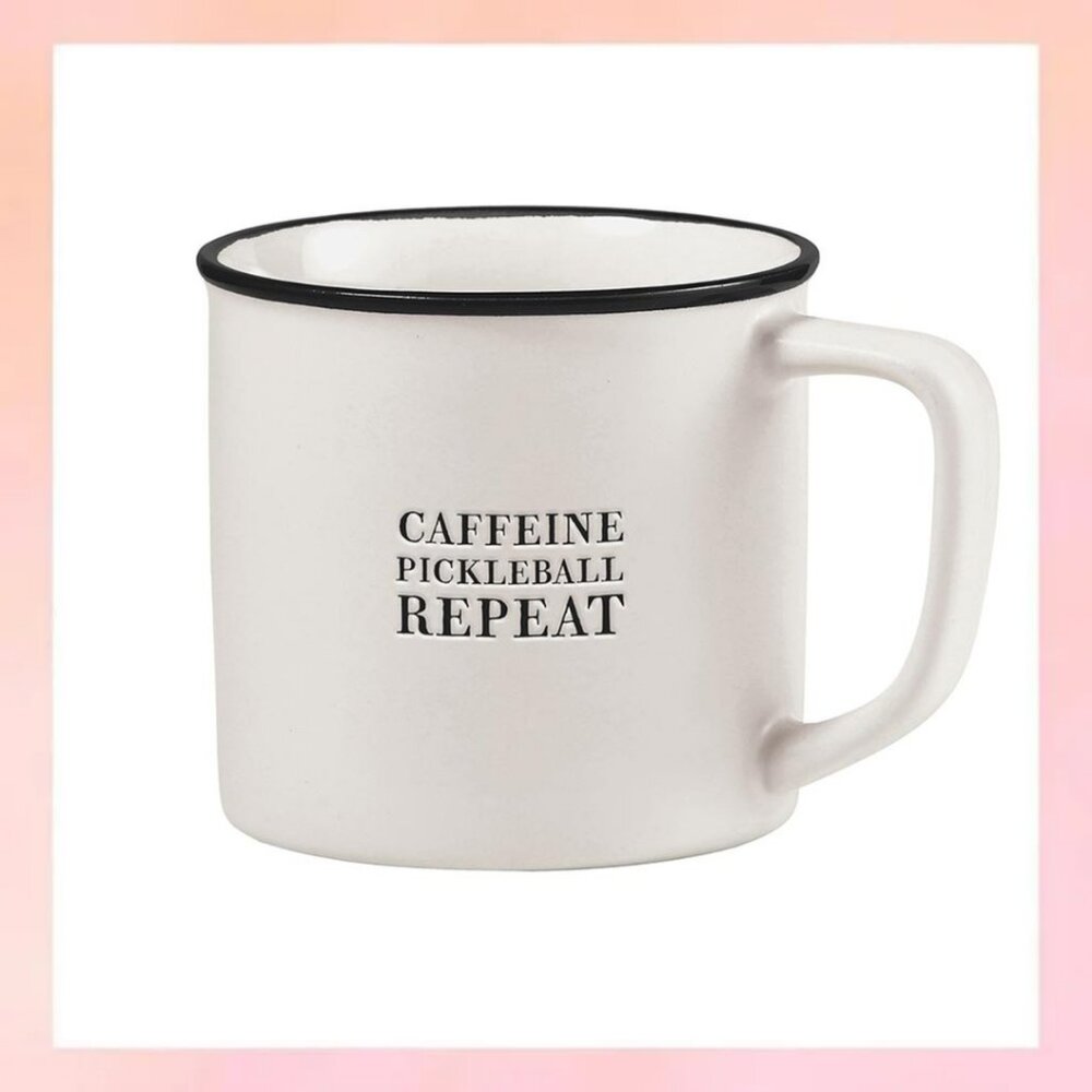 SB Design Studio Coffee Mug - Caffeine Pickleball